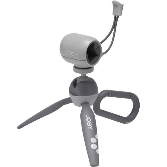 JOBY HandyPod Clip Tripod Phone Mount Foldable Tabletop Grey Vlogging Camera - Picture 3 of 13